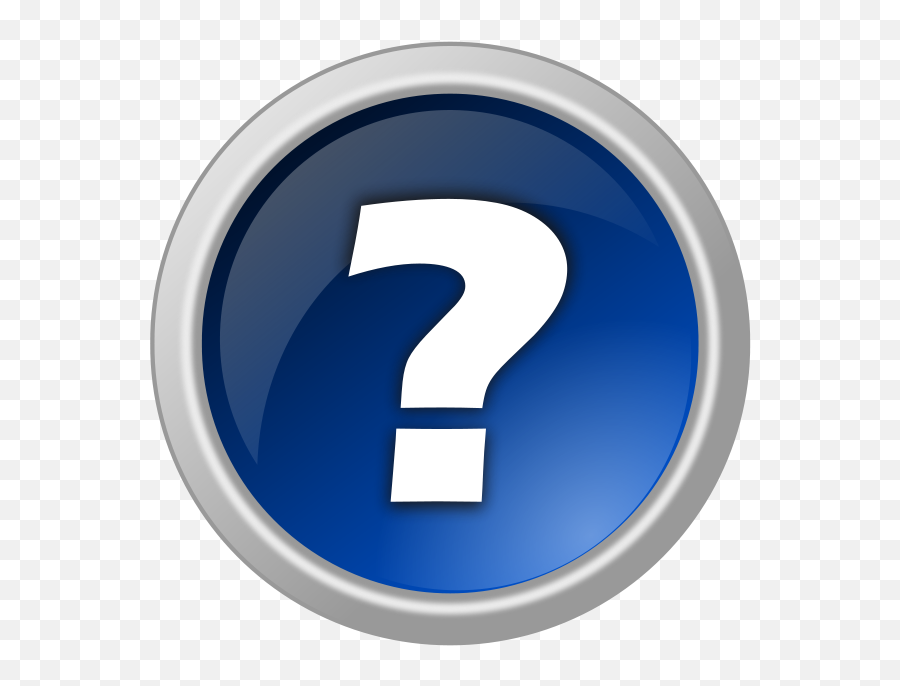Question Button - Interrogation Emoji,Question Clipart