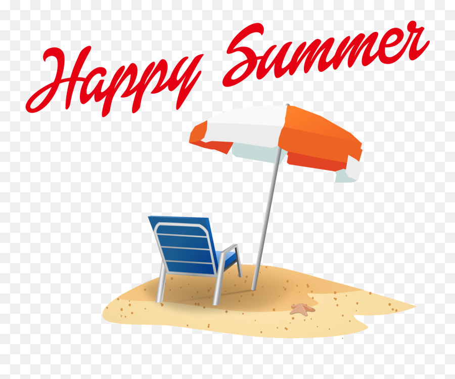 Clipart Happy Summer Clipart Happy - Sdraio E Ombrellone Emoji,Summer Clipart