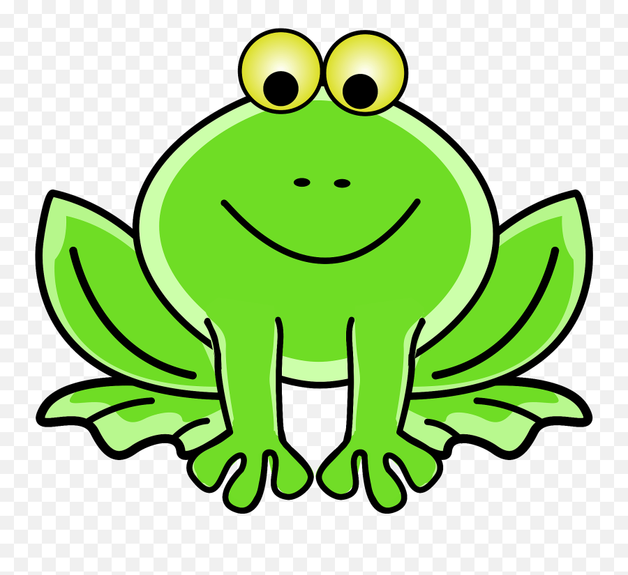 Cute Frog Clipart Free Download Transparent Png Creazilla Emoji,Cute Woodland Creatures Clipart