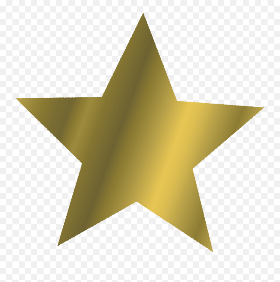 Gold Star Clip Art 2 - Clip Art Gold Star Emoji,Gold Clipart