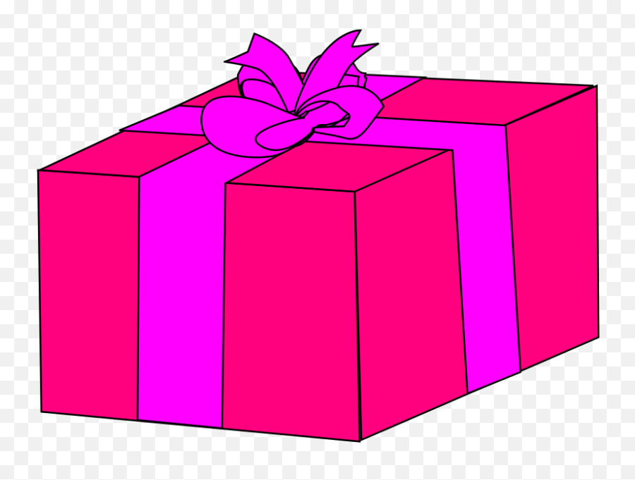 Gift Birthday Present Clip Art Free Clipart Images 7 - Clip Art Gift Box Pink Emoji,Presents Clipart