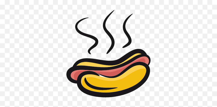 Hot Dog Outline Sticker - Dibujo De Un Hot Dog Emoji,Hot Dog Png