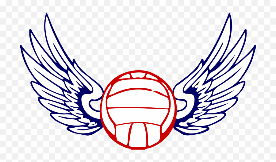 Volleyball Wings - Logo Volleyball Designs Png Emoji,Volleyball Logo