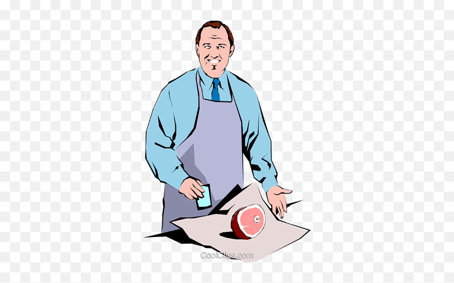 Man With A Ham Royalty Free Vector Clip - Drawing Emoji,Ham Clipart