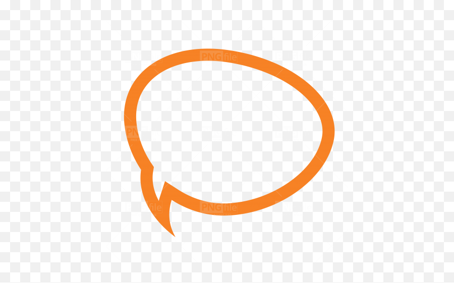 Paper Speech Bubble Png Free Download - Speech Bubble Orange Png Emoji,Chat Bubble Png