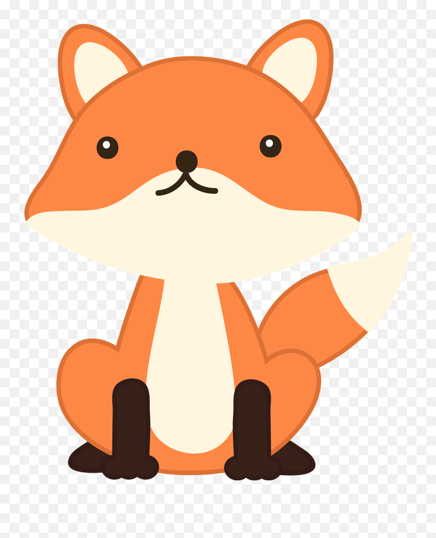Fox Clipart - Happy Emoji,Fox Clipart