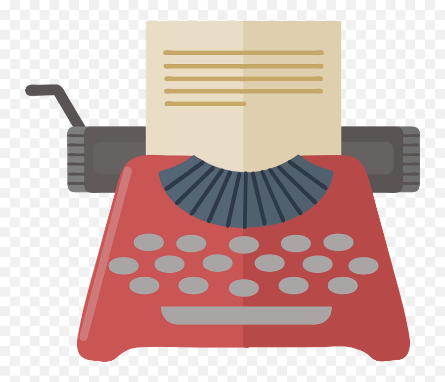 Typewriter Clipart - Typewriter Emoji,Typewriter Clipart