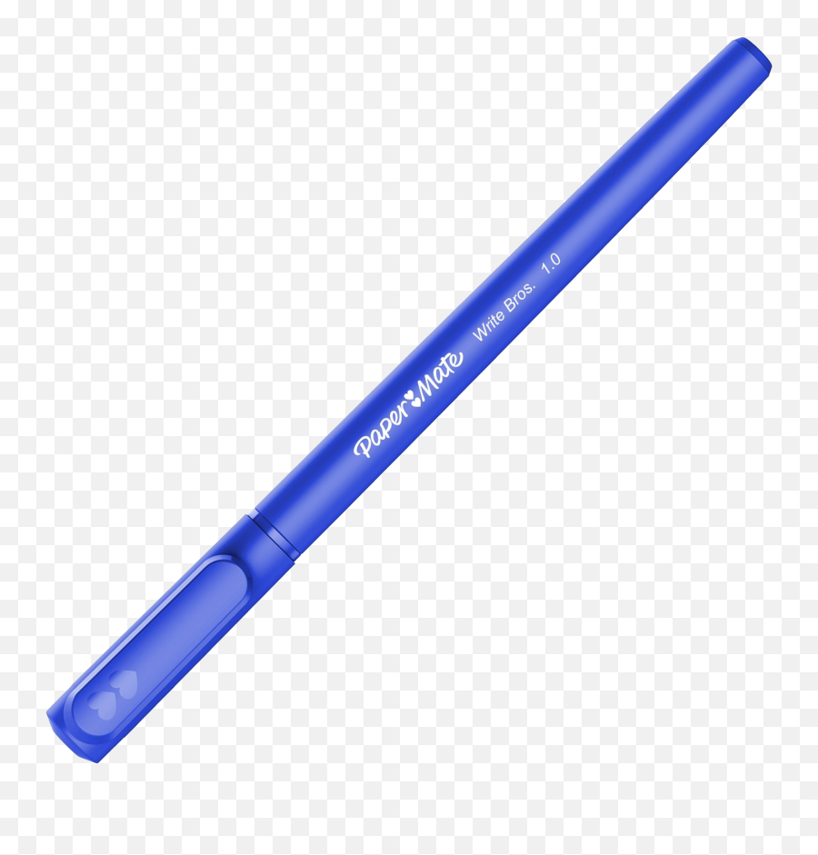 Blue Pen Png Transparent Images - Blue Paper Mate Write Bros Pens Emoji,Pen Transparent Background