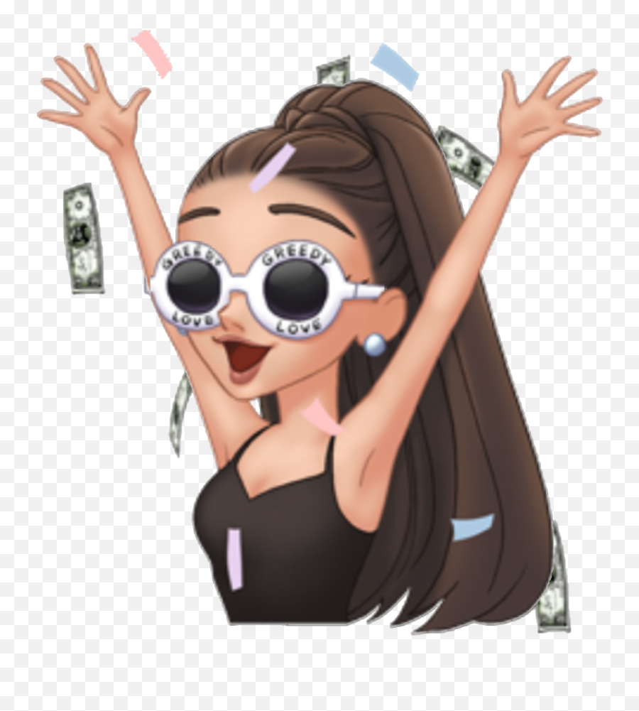 Celebrate Sticker - Ariana Grande Dessin Png Transparent Ariana Grande Emojis Transparent,Ariana Grande Png