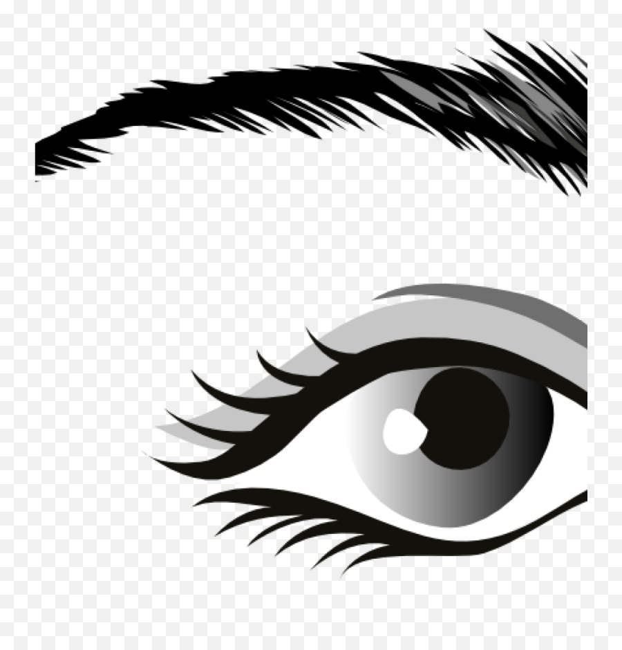 Eyes Clipart Black And White Eye Clip - Clip Art Eye In Black And White Emoji,Eyes Clipart Black And White