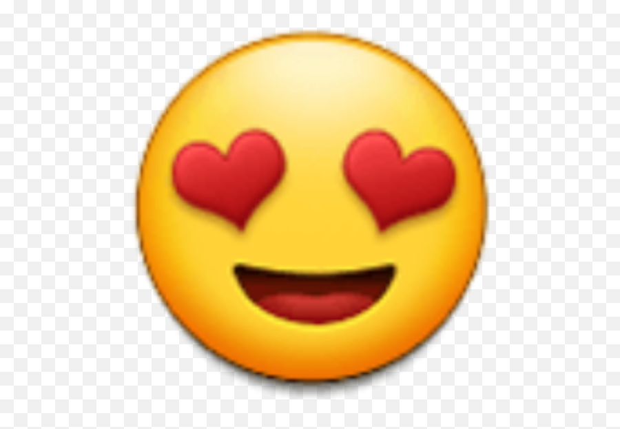 Yellow Heart Png - Emoji Yellow Heart Eyes Eye Smile Samsung Heart Eye Emoji,Heart Eyes Png