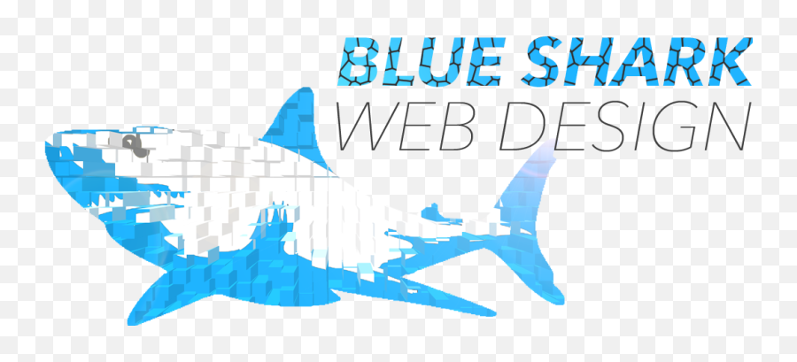 Blue Shark Web Design Logo Design U0026 Visual Branding - Shark Vinyl Sticker Emoji,Shark Logos