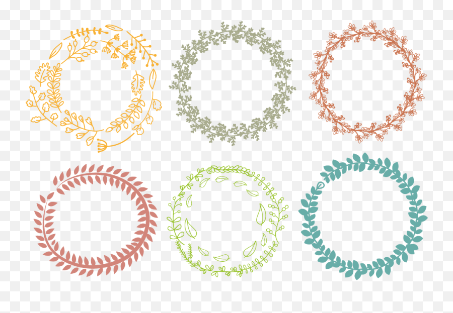 Download The Flower Euclidean Vector Logo Ring Border Hq Png - Decorative Emoji,Flower Logo