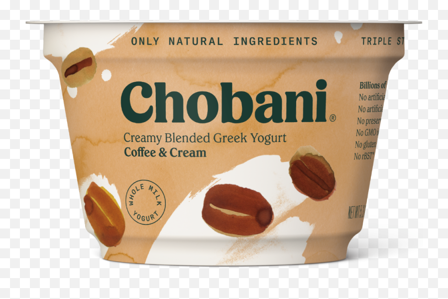 Creamy Blended Greek Yogurt - Types Of Chocolate Emoji,Chobani Logo