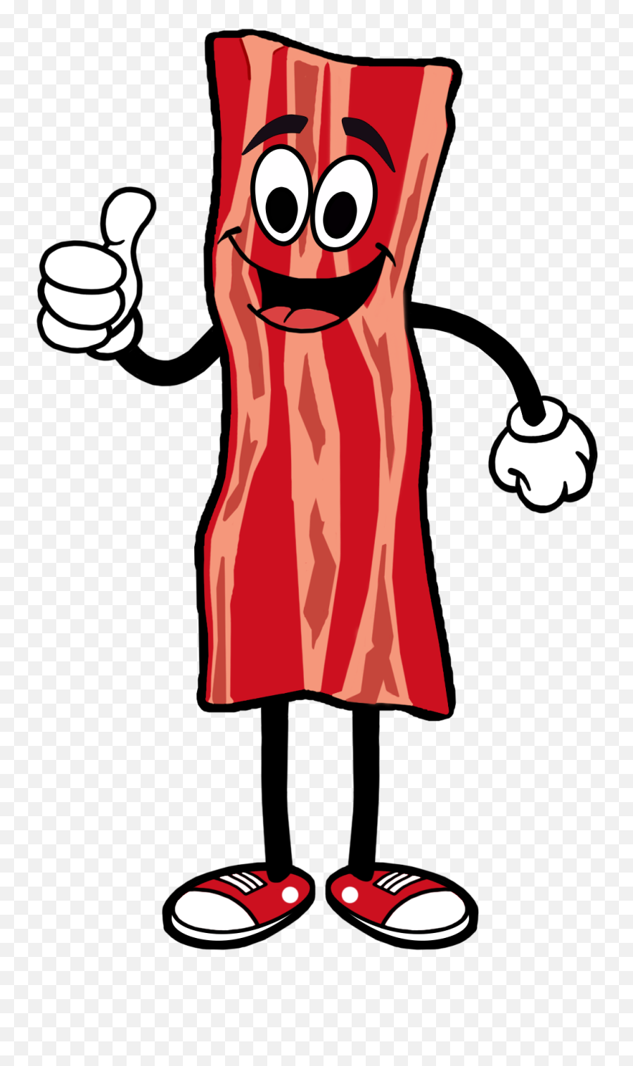 Transparent Background Bacon Clipart - Clipart Bacon Emoji,Bacon Transparent Background