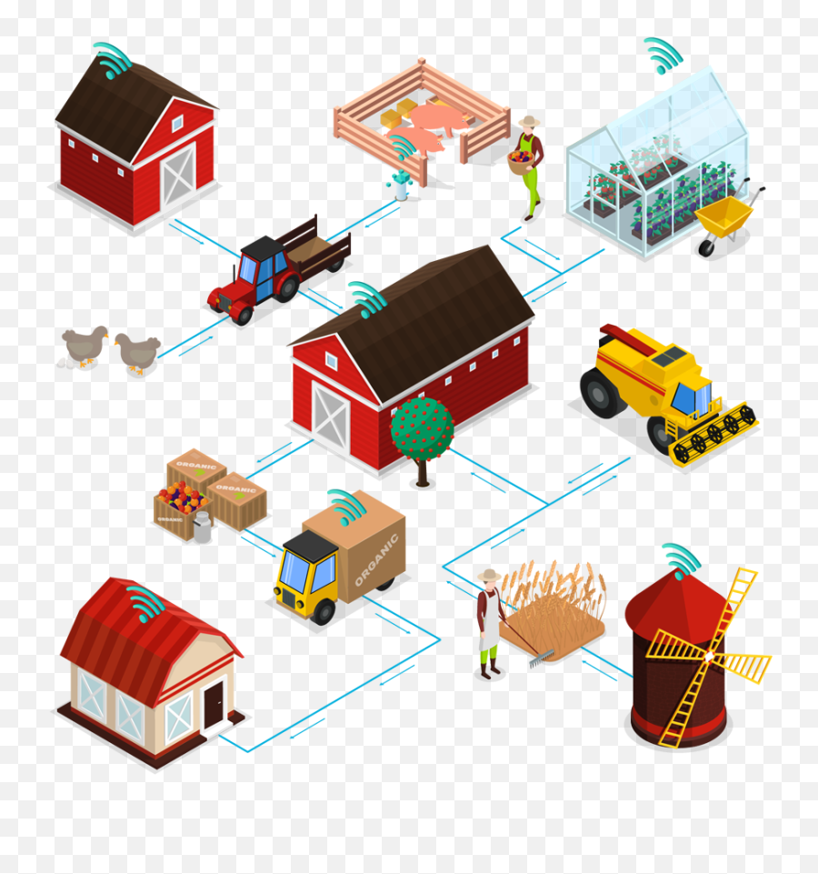 Aicone - Big Data Analysis In Agriculture Smart Farm Emoji,Farm Png