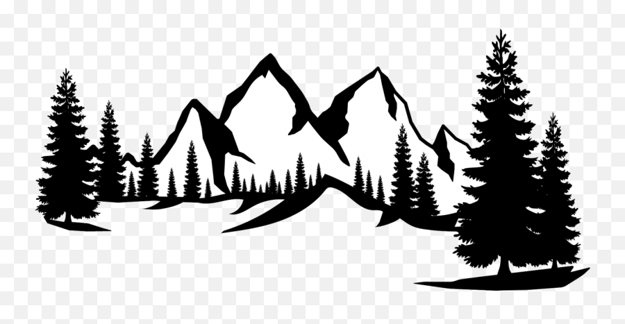 Mountain Rose Catering - Colorado Mountain Silhouette Emoji,Mountain Clipart