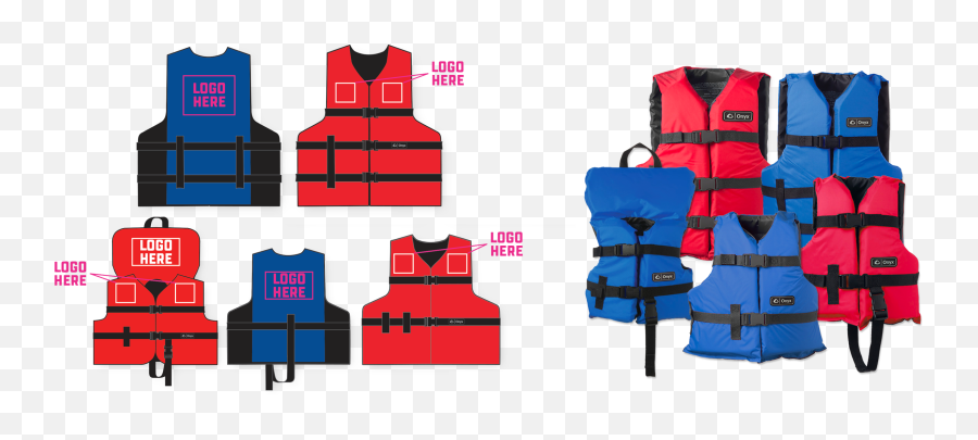 Customize Your Life Jackets - Commercial Recreation Specialists Emoji,Company Jackets With Logo