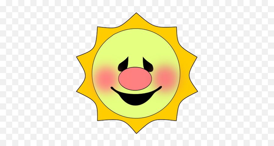 Download Hd Cute Sun Transparent Png Image - Nicepngcom Emoji,Happy Sun Png