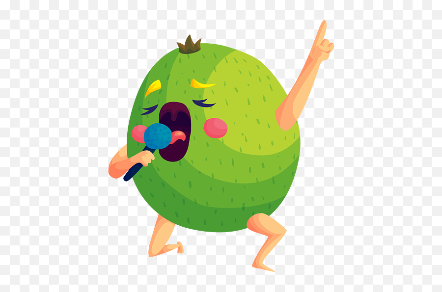Dancing Summer Fruits Funny Cartoon Kiwi Kids T - Shirt For Emoji,Kids Dancing Clipart