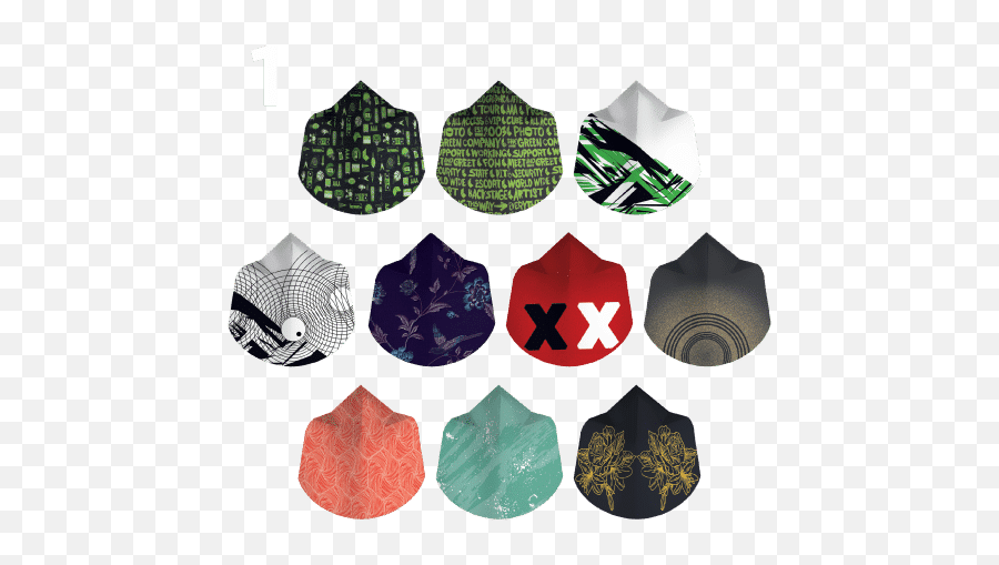 Paper Face Masks 10pk Cube Passes U0026 Credentials Emoji,Face Masks With Company Logo