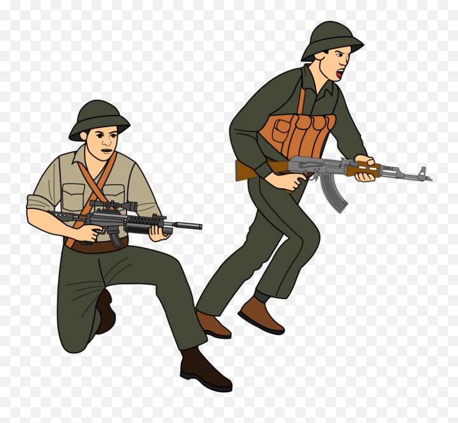 All Photo Png Clipart - Vietnam War Soldiers Cartoon Emoji,Soldier Clipart