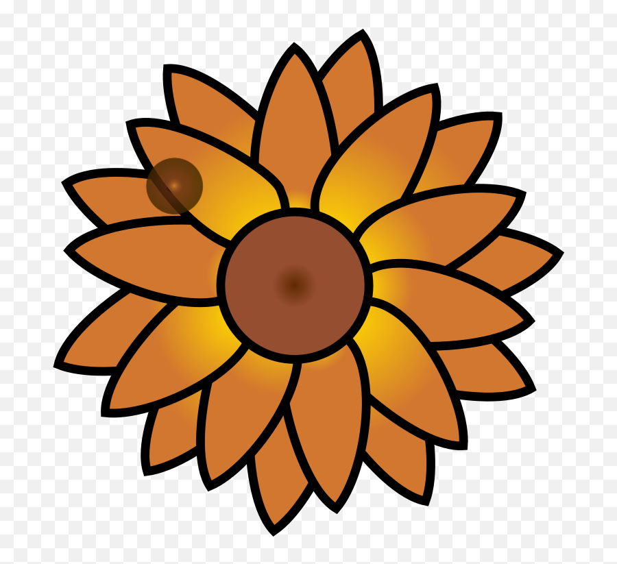 Sunflower Png Svg Clip Art For Web - Download Clip Art Png Sunflower Clip Art Emoji,Sunflower Png
