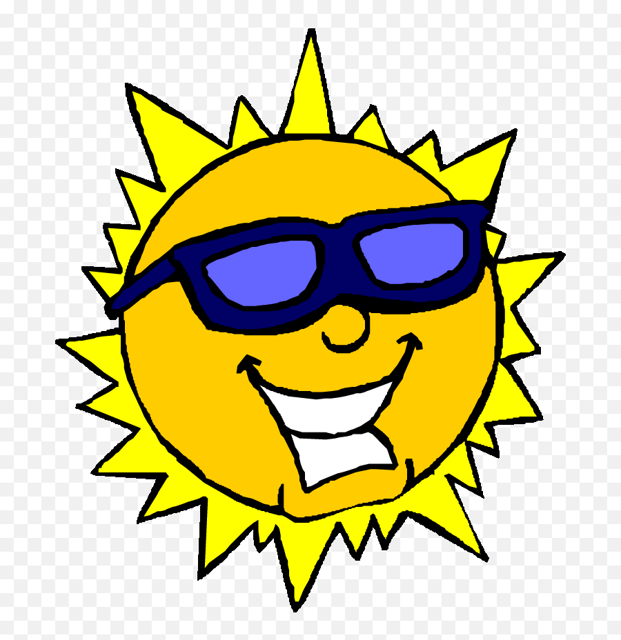 Sunny Clip Art Clipart - Weather Sunny Day Sunny Emoji,Sunny Clipart