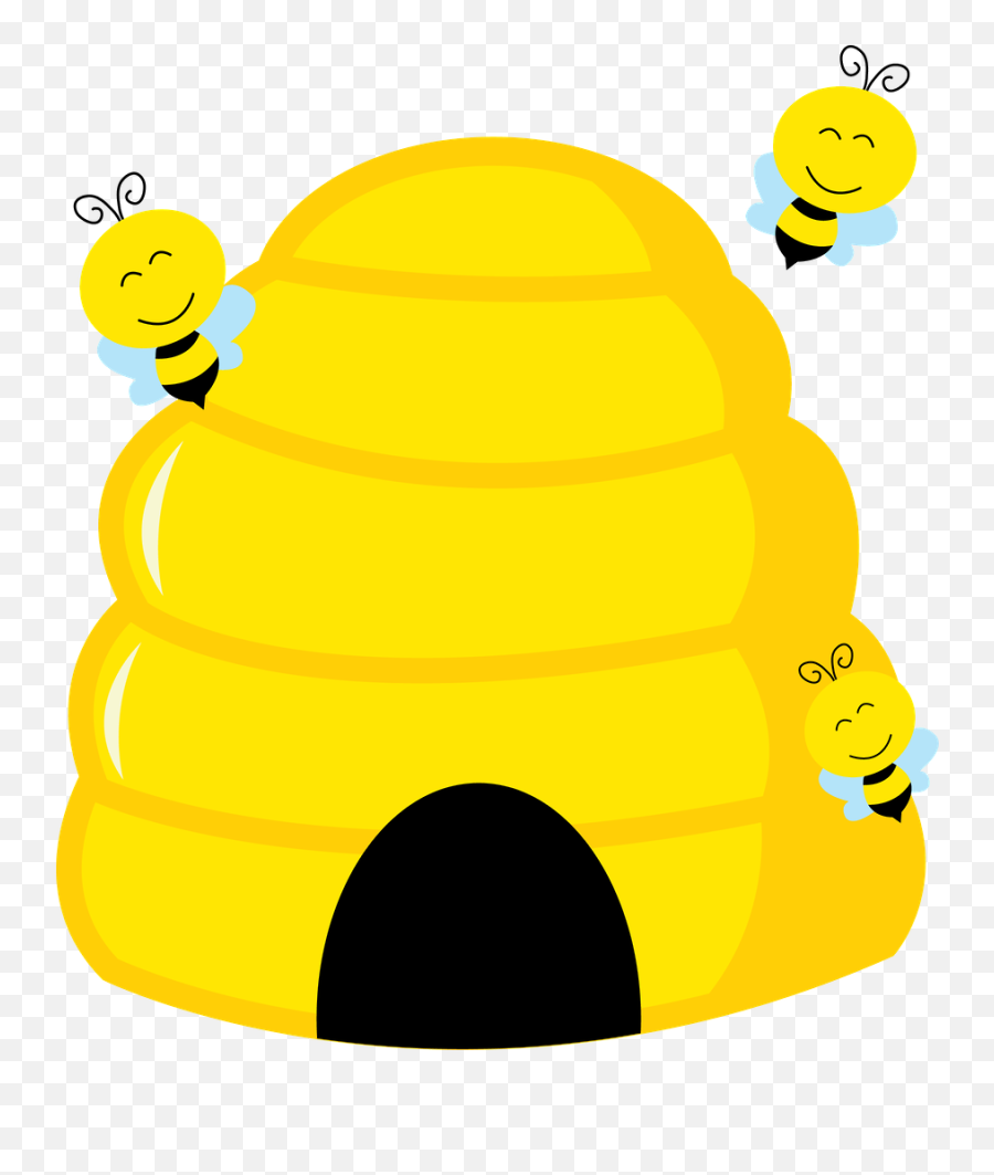 Beehive Top Hive Clip Art Free Clipart - Cute Beehive Clipart Emoji,Beehive Clipart