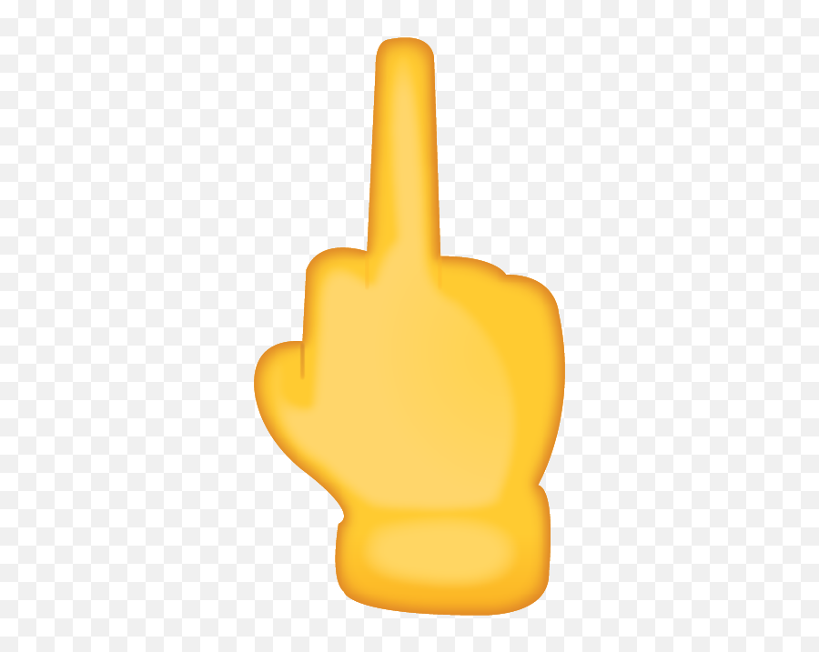 Middle Finger Emoji Transparent - Transparent Background Middle Finger Emoji,Finger Clipart