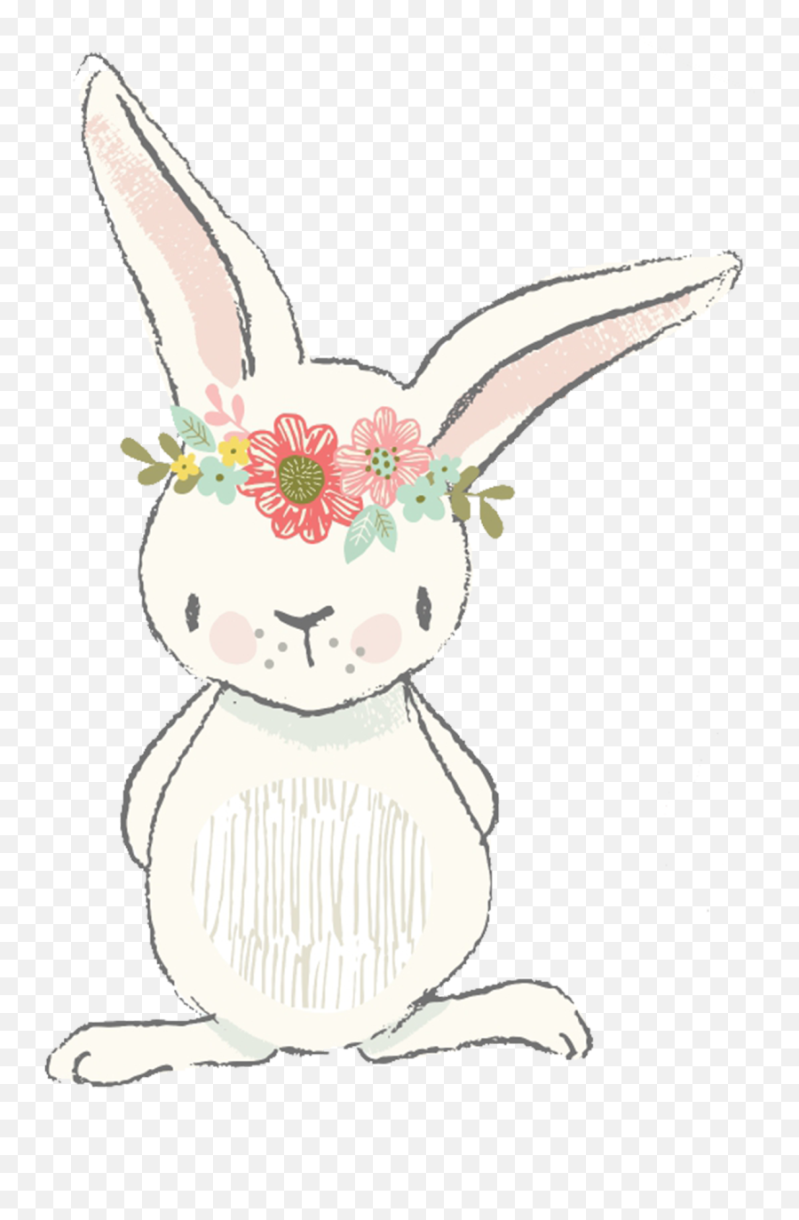 Download Pin By Kelly Landry On Watercolor U0026 Acrylic - Bunny Watercolor Easter Bunny Clipart Png Emoji,Watercolor Clipart