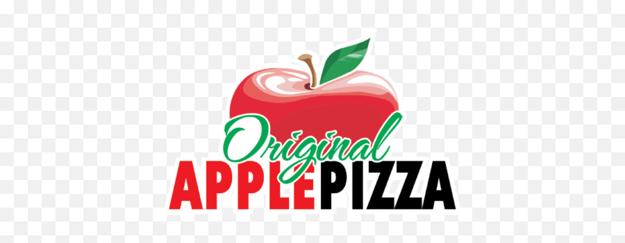 Original Apple Pizza - Fresh Emoji,Original Apple Logo