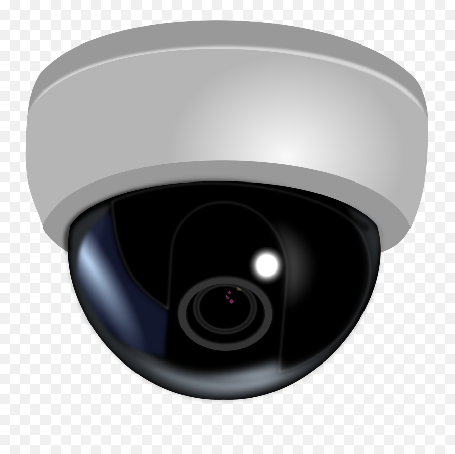 Security Camera Camera Clipart Public - Dome Cctv Camera Png Emoji,Camera Clipart