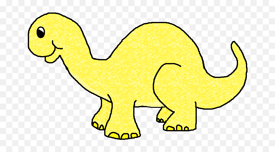 Download Hd Dinosaur Clipart Yellow - Dinosaur Clipart Yellow Emoji,Dinosaur Clipart