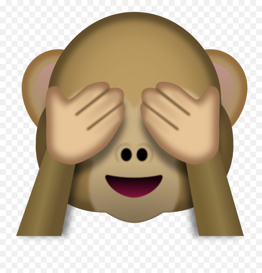 Monkey Face Emoji Transparent Png - Emoji De Monito Tapandose La Cara,Emoji Png