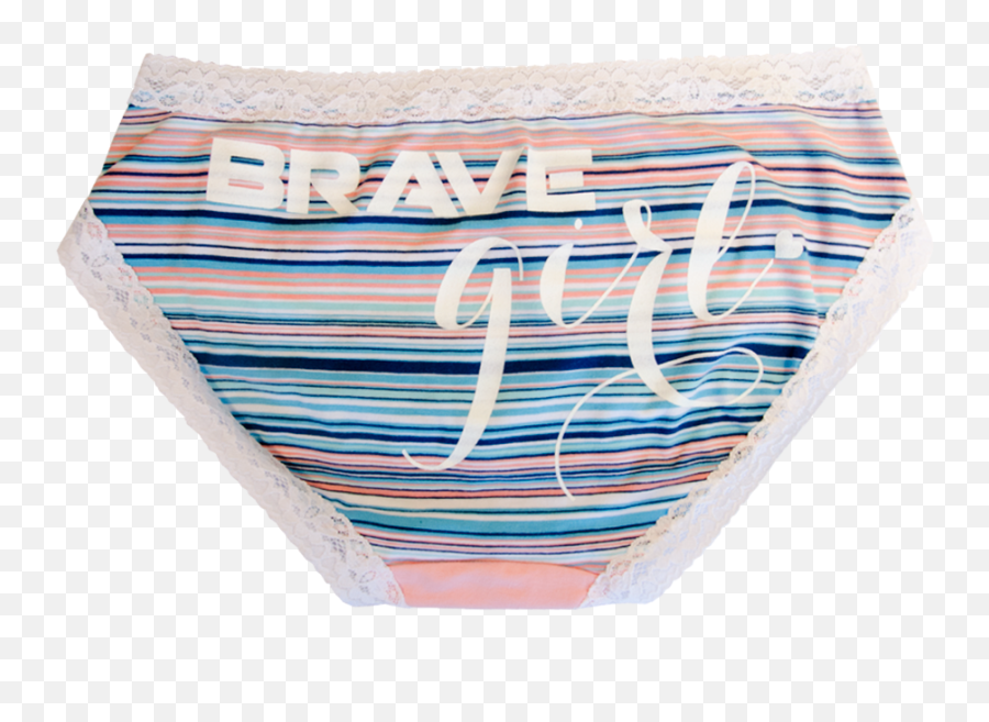 Bravegirl Underwear - Striped Underpants Hd Png Download Emoji,Underwear Png
