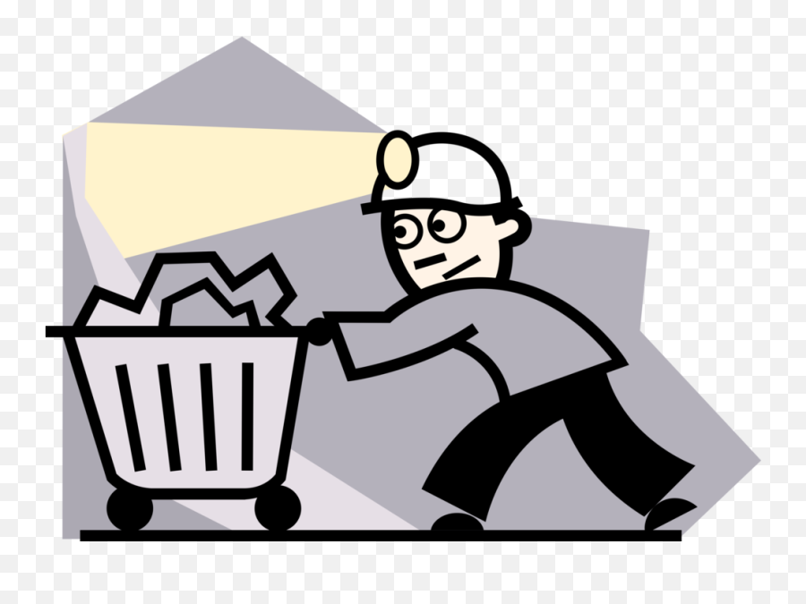 Download Hd Coal Mining Vector Emoji,Coal Clipart
