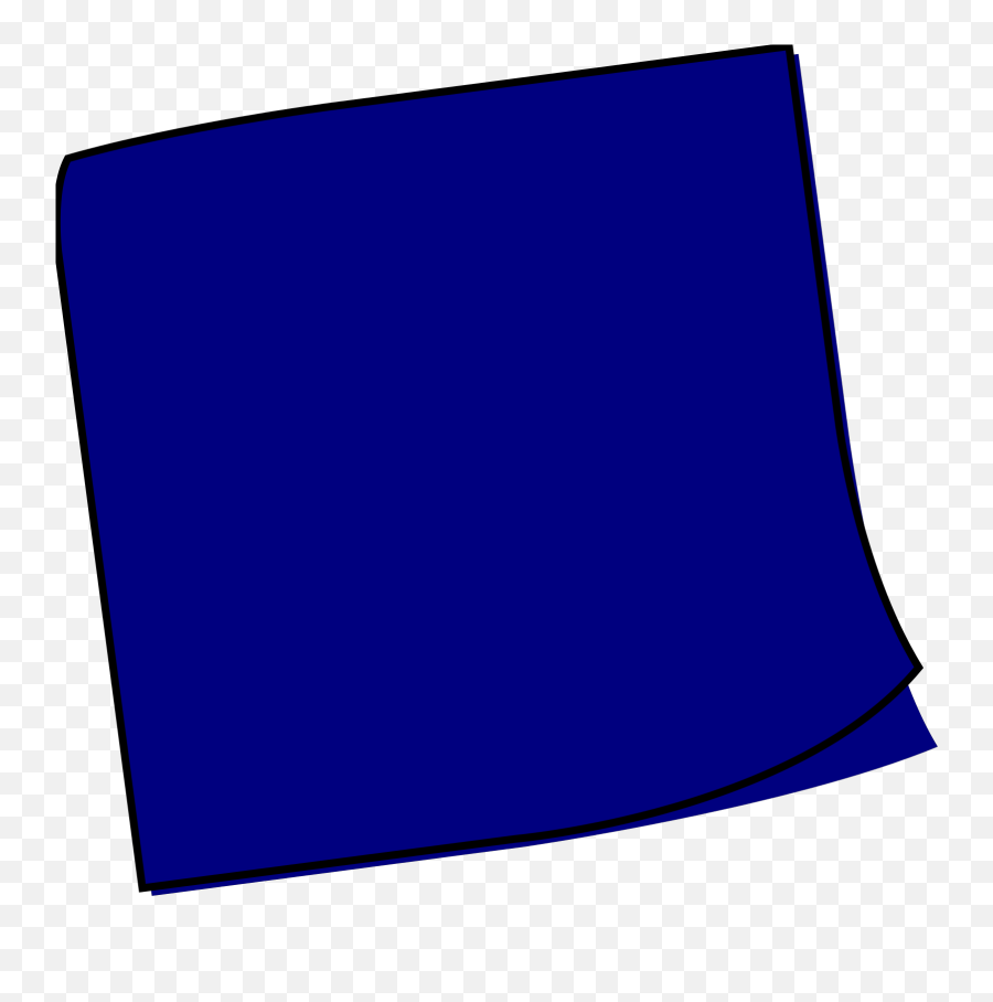Dark Blue Sticky Note Png Svg Clip Art For Web - Download Blue Sticky Note Clipart Emoji,Sticky Note Png