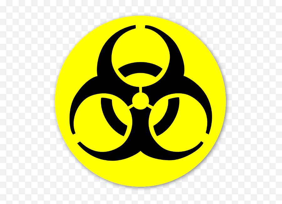 Cool Biohazard Symbol Logo Transparent Background Png Png Arts Emoji,Cool Transparent Background