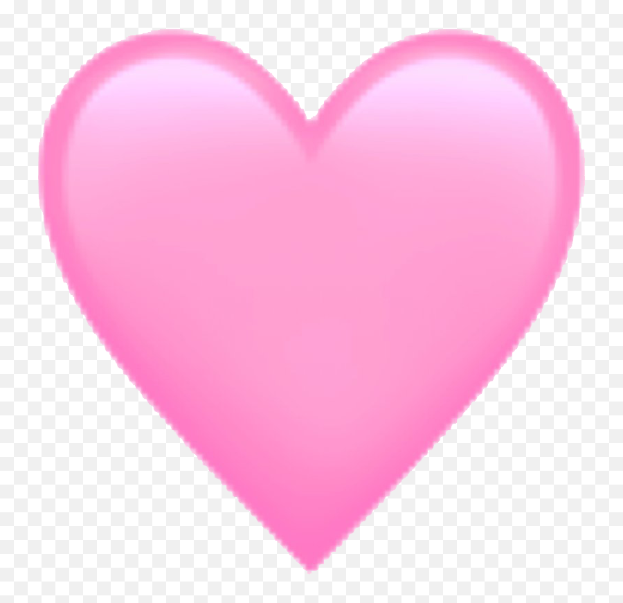 Pink Heart Emoji Transparent Background - Pink Heart Png,Transparent