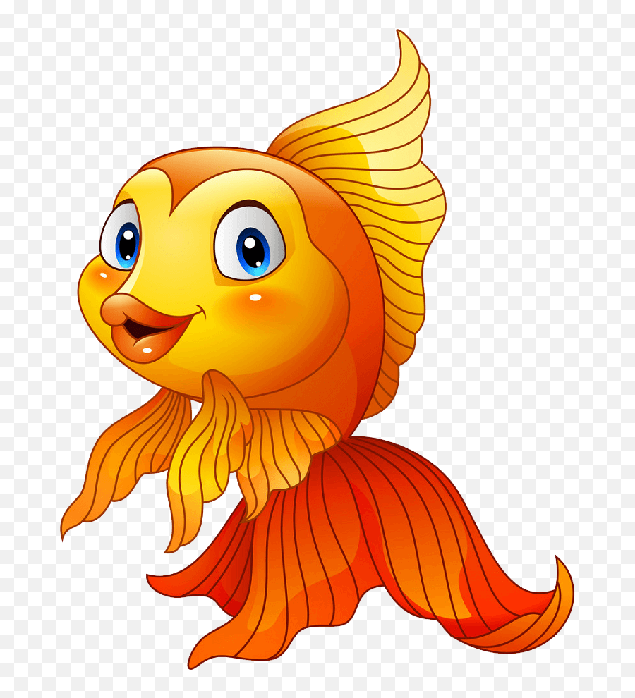 Adorable Goldfish Clipart Transparent Emoji,Goldfish Clipart