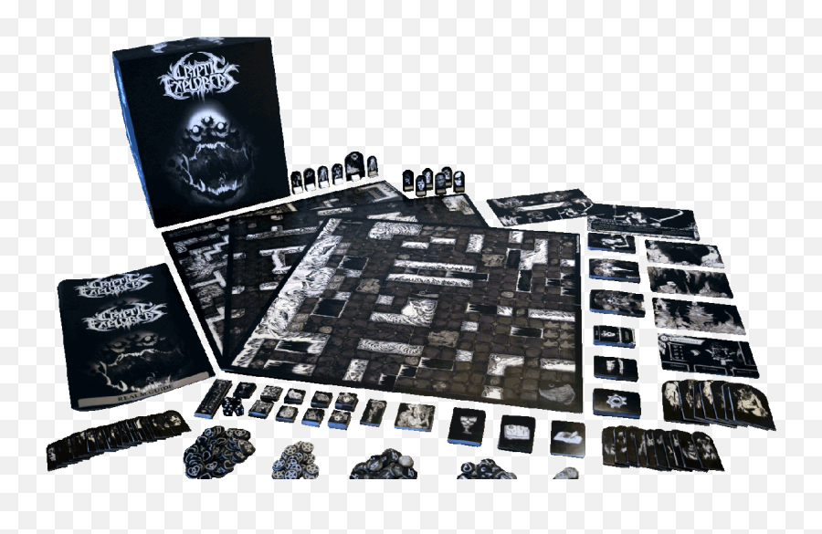 Kickstarter Campaign Launched For Black Metal Board Game Emoji,Black Metal Logo Font