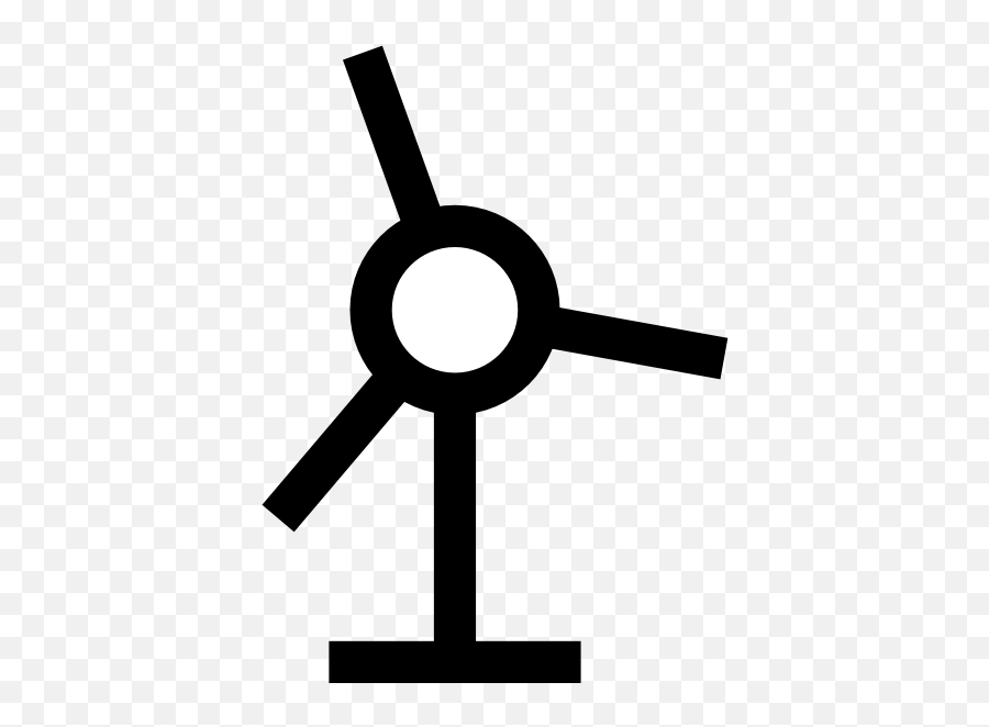 Windmill Clip Art Is Free - Windmill Map Symbol Emoji,Windmill Clipart
