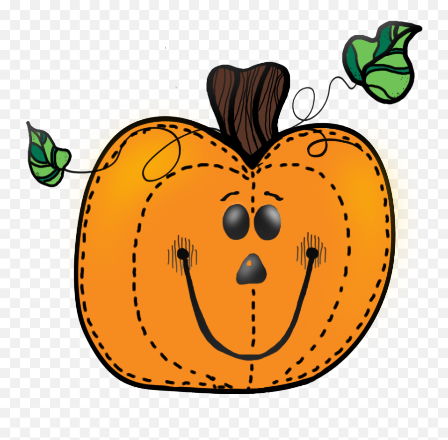 Pumpkin Clipart October - Clip Art Pumpkin Cute Emoji,Cute Pumpkin Clipart