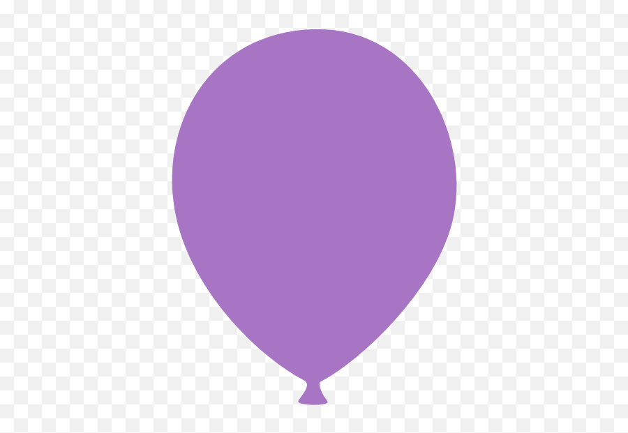 Download Single Purple Balloon Clipart - Light Purple Light Purple Birthday Balloons Clipart Emoji,Balloons Clipart