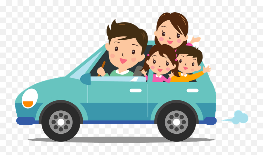Family - Car Ride Clipart Emoji,Road Trip Clipart
