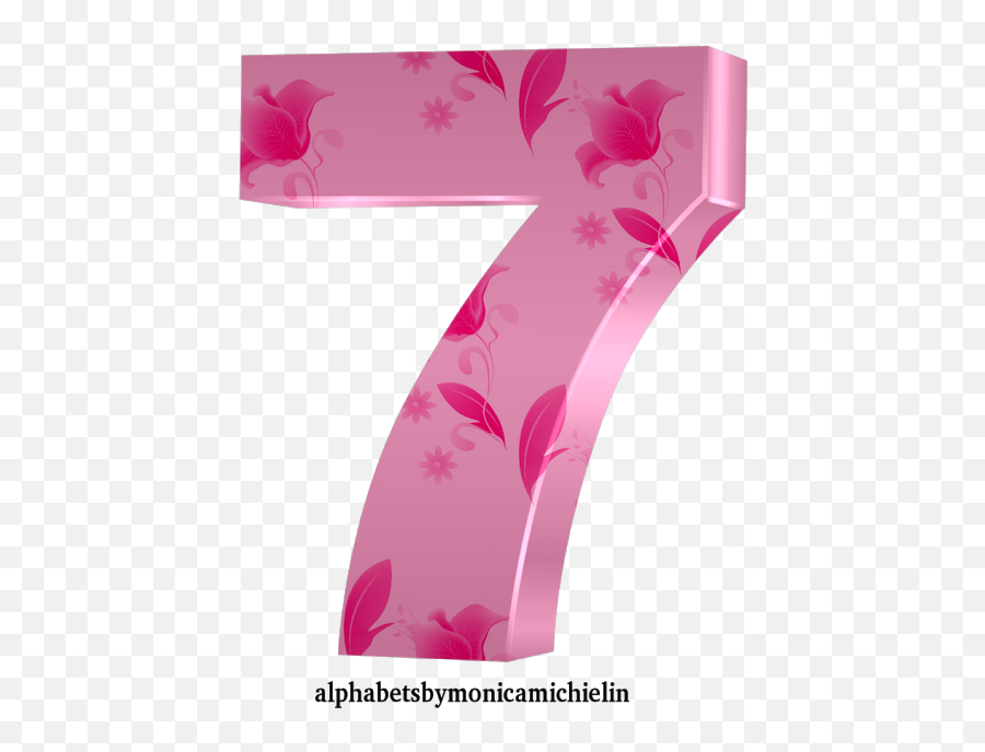 Monica Michielin Alfabetos Pink Flowers Pastel Alphabet - Girly Emoji,Twitter Symbol Png