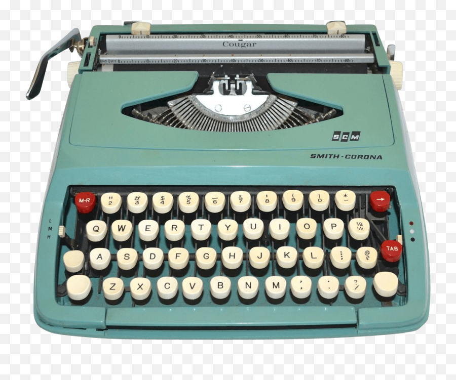 Smith Corona Typewriter Transparent Png - Smith Corona Portable Typewriter 1960s Emoji,Typewriter Clipart