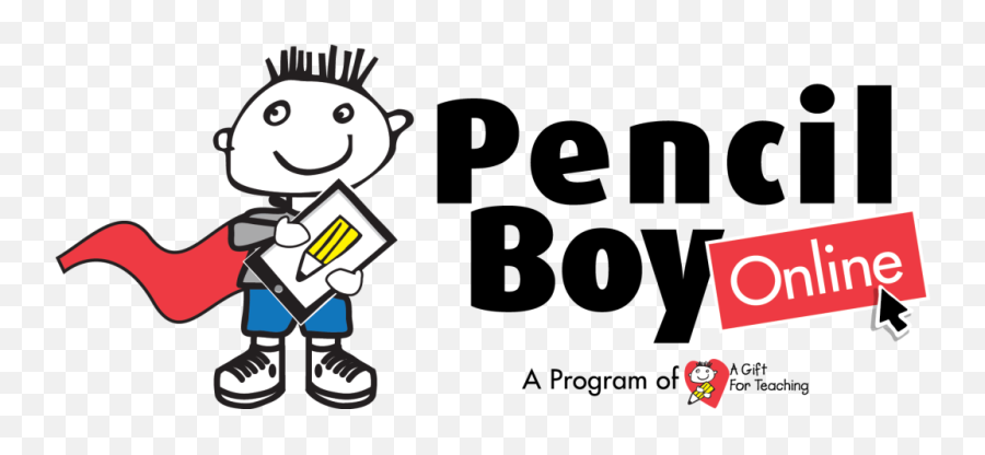 Pencil Boy Online A Gift For Teaching Free Online - Fictional Character Emoji,Pencil Logo