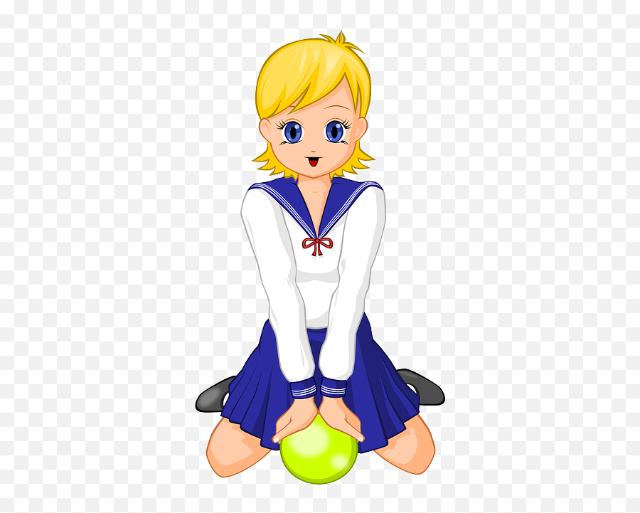 Girl Blonde Young Teenager Teen - Teenager Cartoon School Girl Emoji,Teenager Clipart